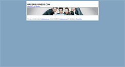 Desktop Screenshot of greenbusiness.com