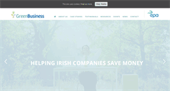 Desktop Screenshot of greenbusiness.ie